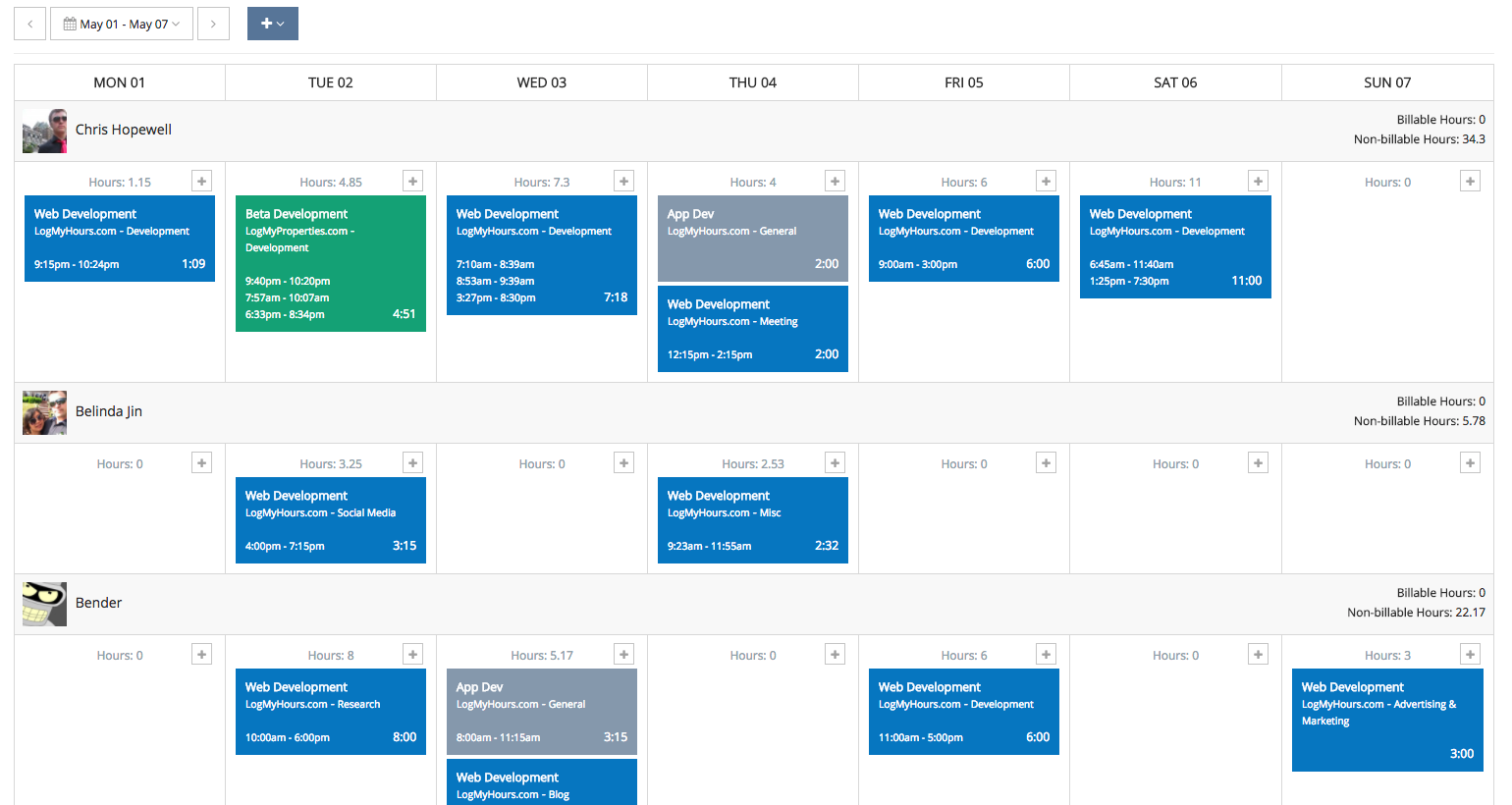 Time Tracking for Teams